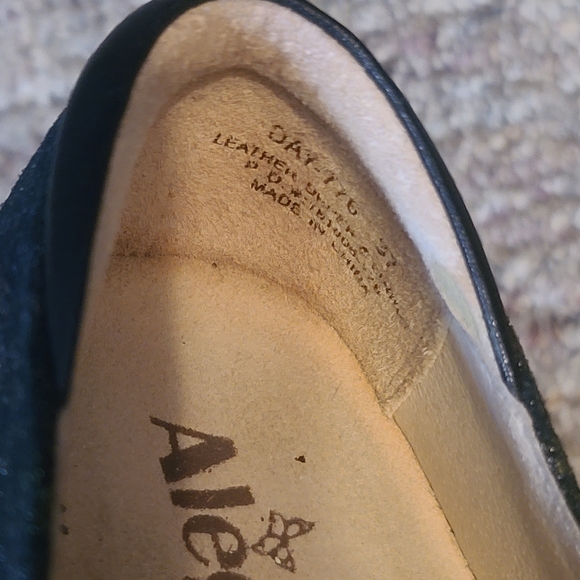 Alegria Black Iridescent Flats - Picture 8 of 12